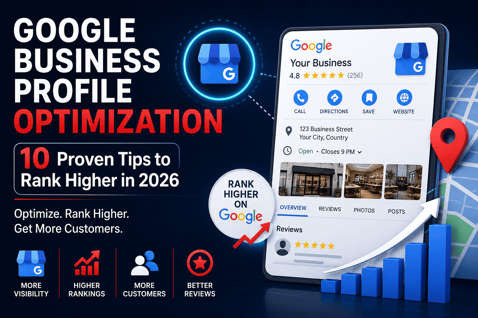 Small business owner completing Google Business Profile Optimization on a laptop