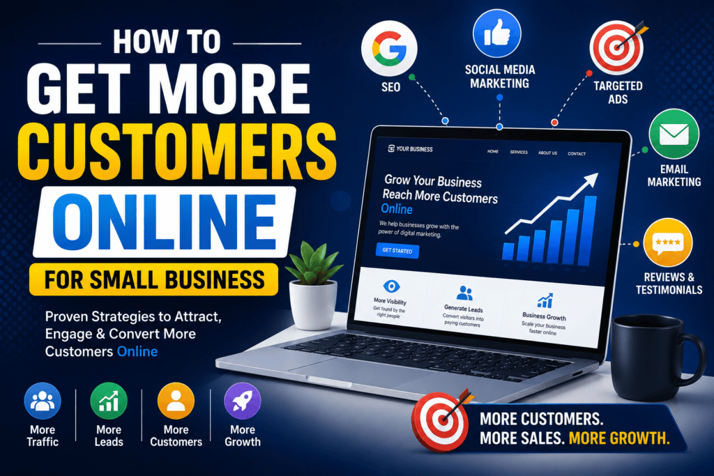How to Get More Customers Online for Small Business