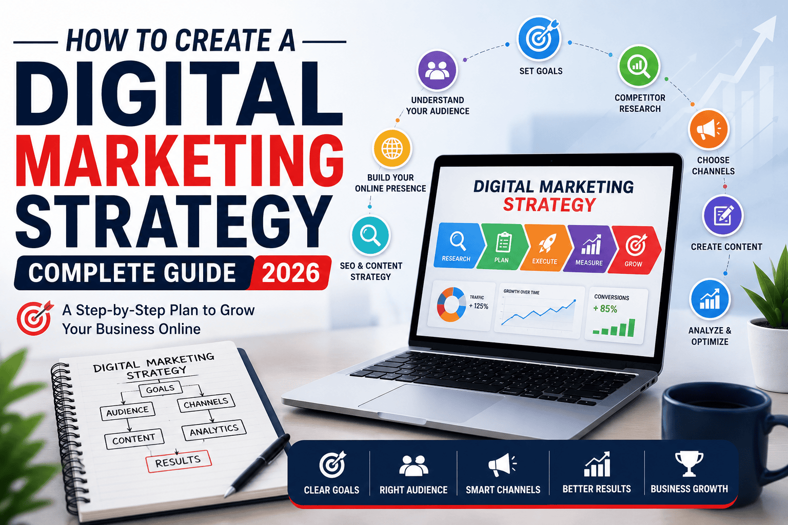 How to Create a Digital Marketing Strategy — step-by-step guide for 2026